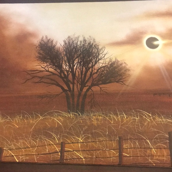 A 25*15 acrylic canvas signed painting - Picture 1 of 2